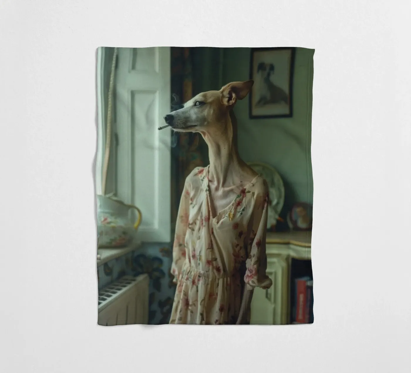 Léa Fleecedecke von Affiches Chien Originales – Dogland