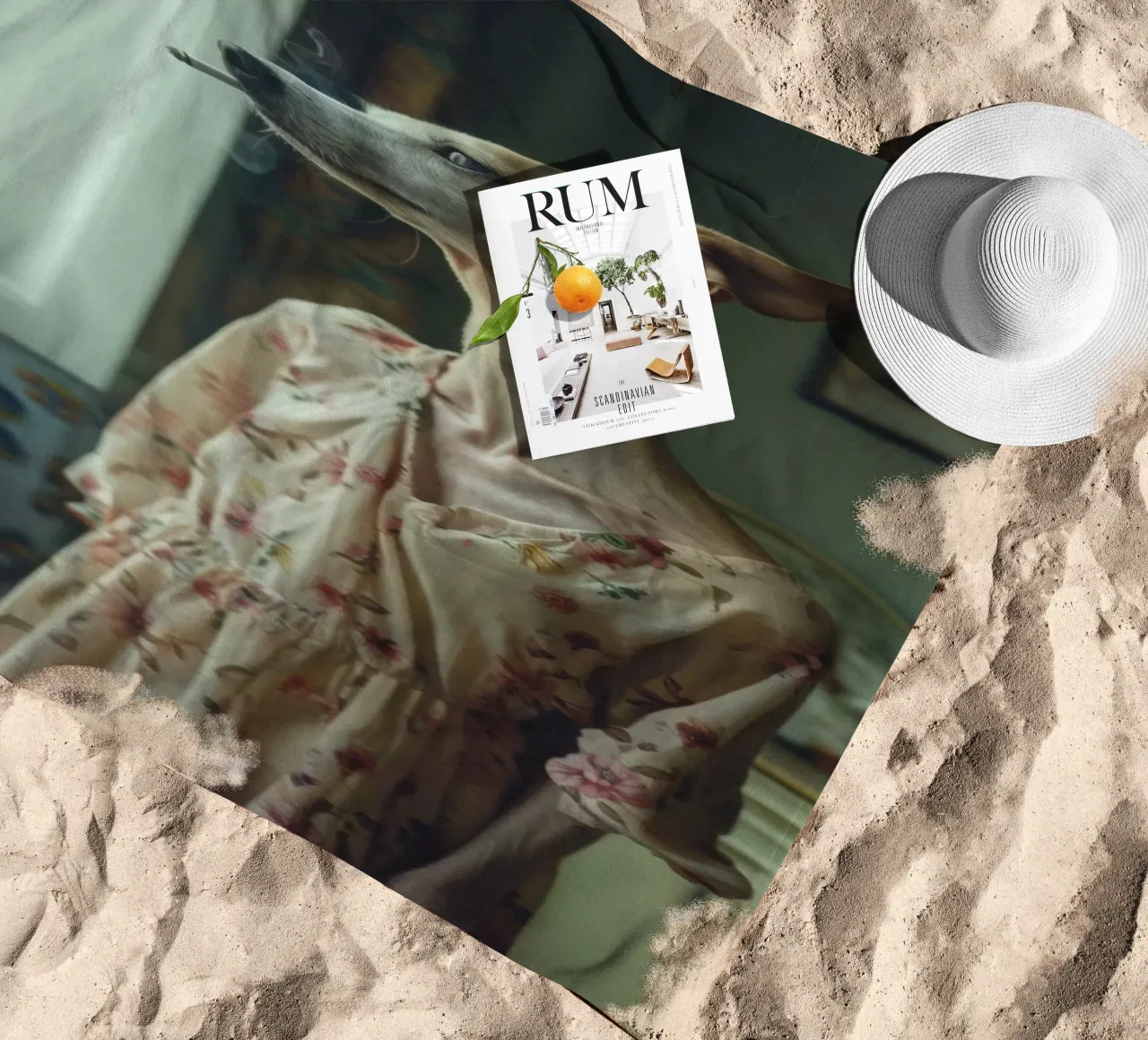 Léa telo mare da Affiches Chien Originales – Dogland