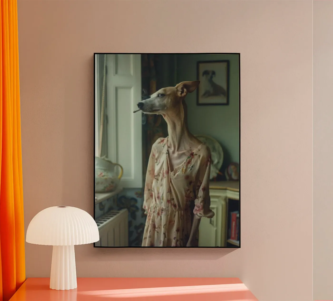 Léa plexiglass da Affiches Chien Originales – Dogland