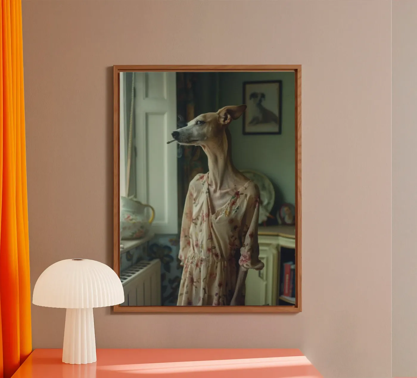 Léa forex plate by Affiches Chien Originales – Dogland