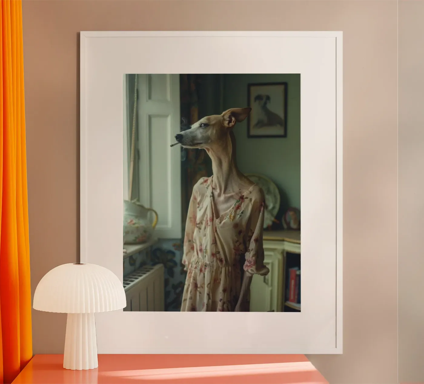 Léa Poster von Affiches Chien Originales – Dogland