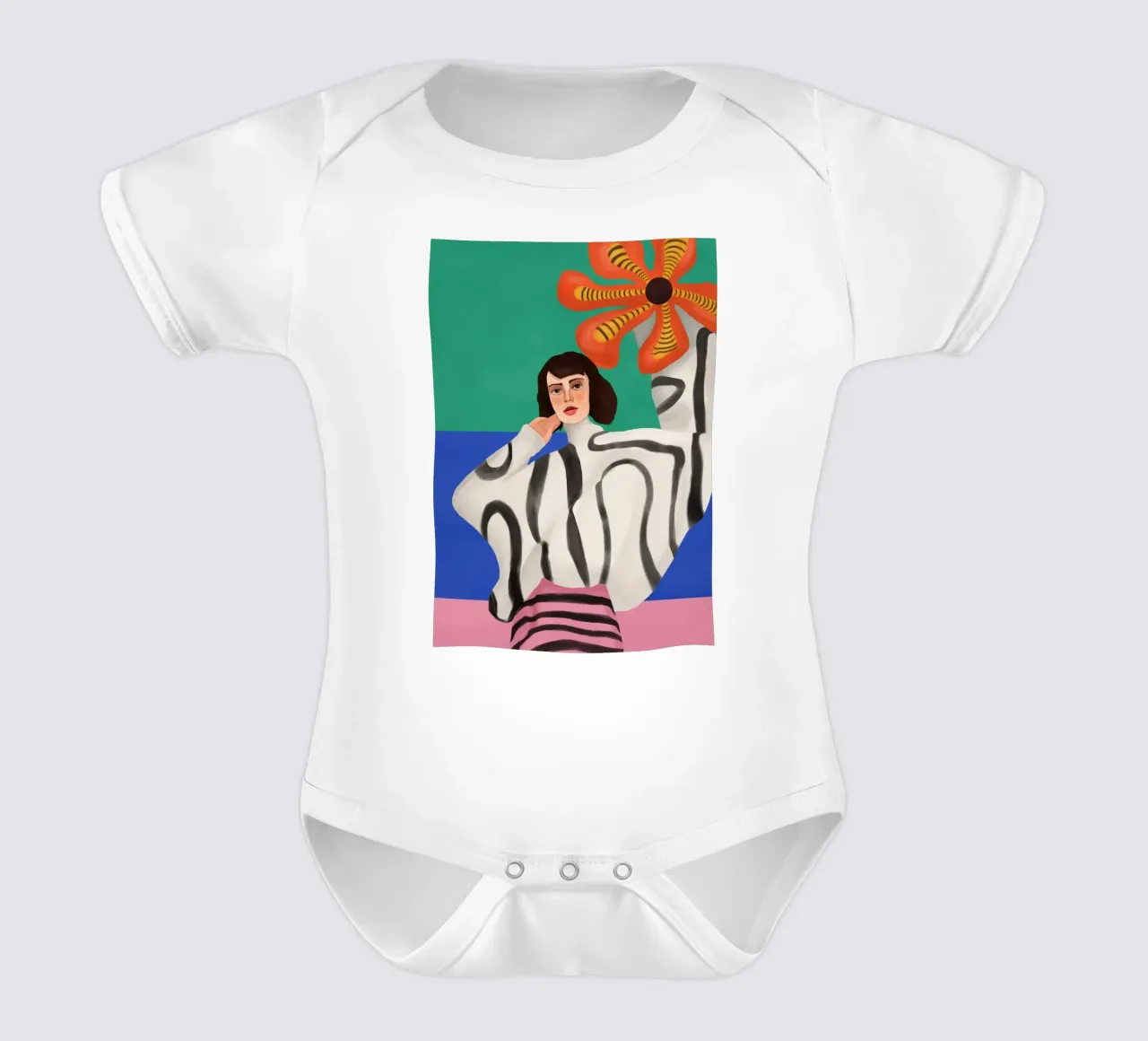 Dance of Colors and Dreams body neonato maniche corte da cityart