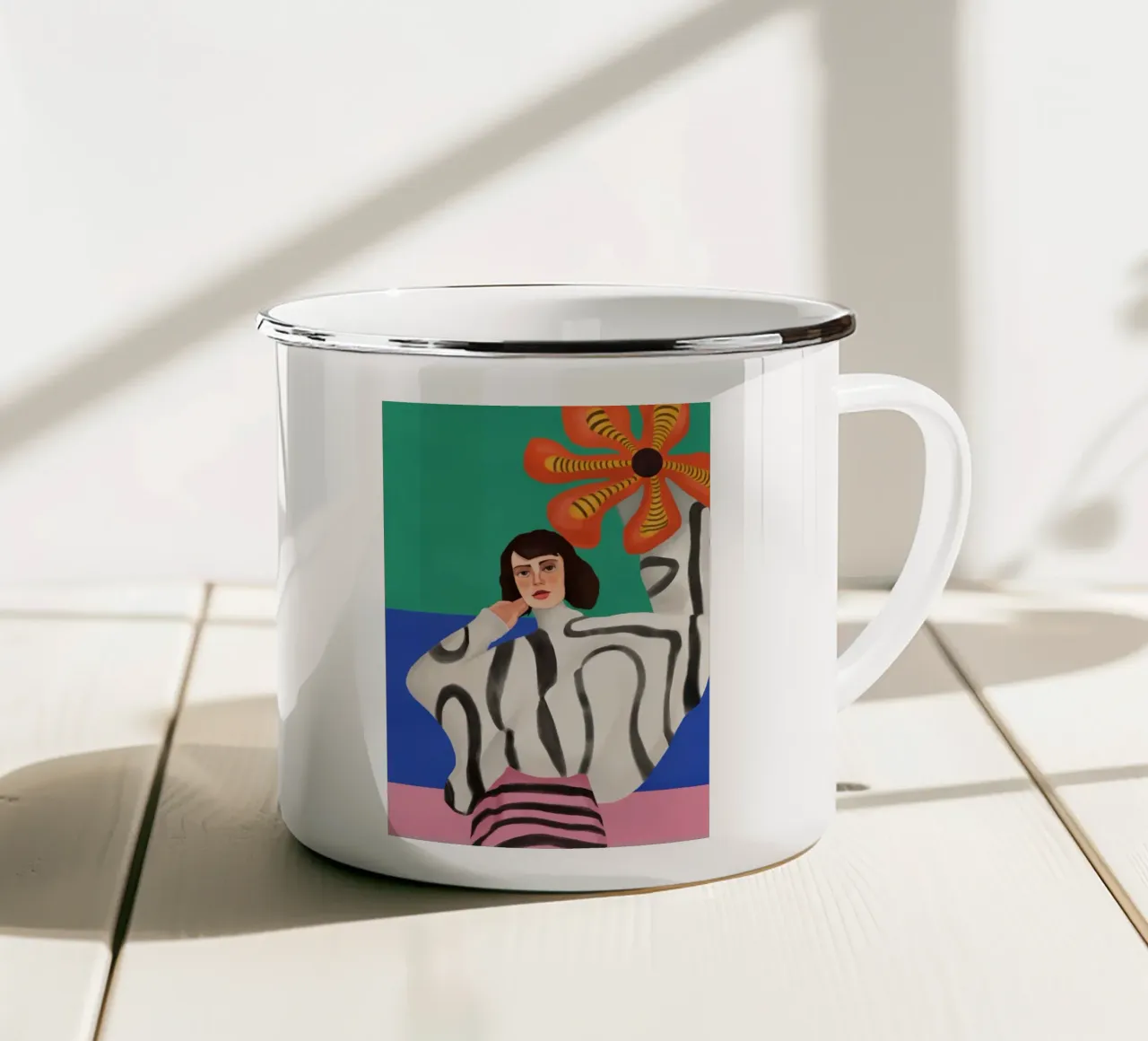Dance of Colors and Dreams tazza in smalto da cityart