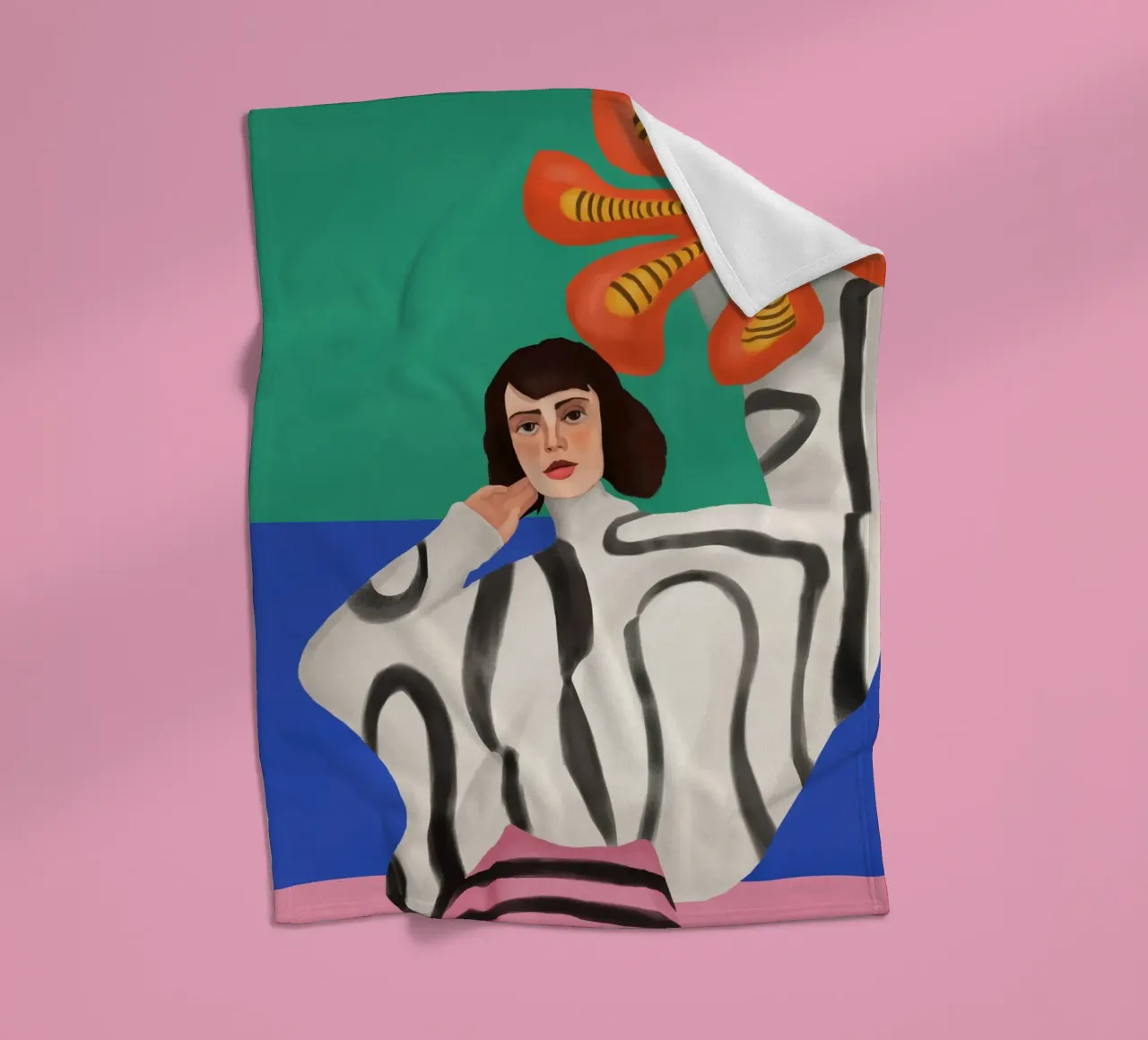Dance of Colors and Dreams coperta in pile da cityart