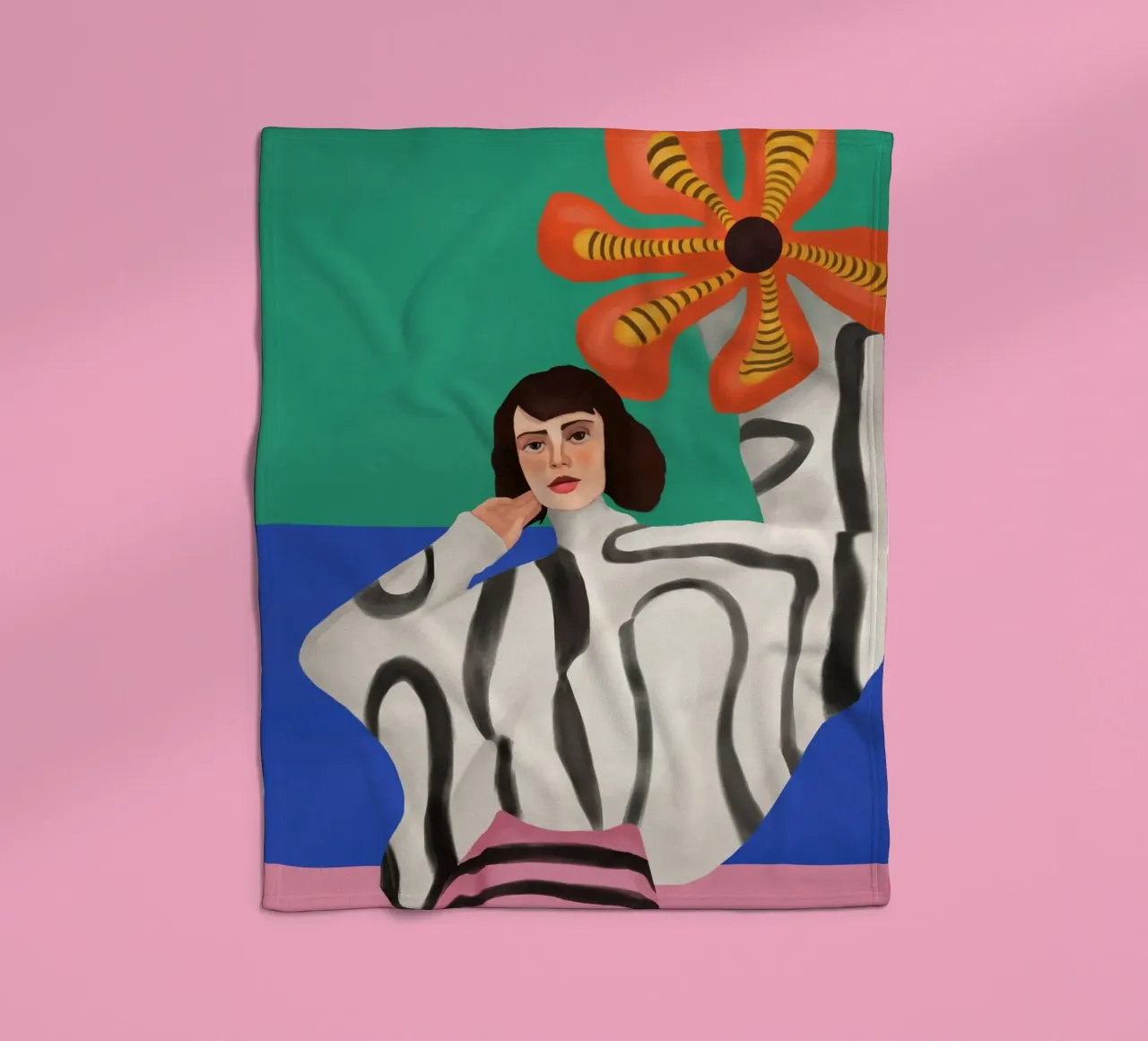 Dance of Colors and Dreams coperta in pile da cityart
