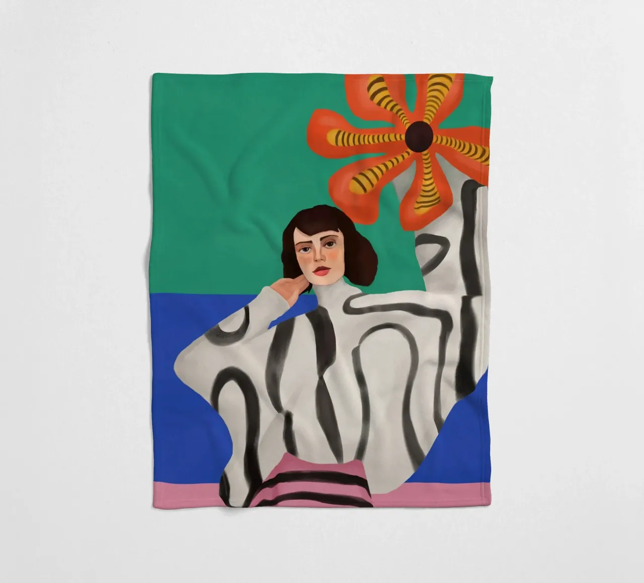 Dance of Colors and Dreams coperta in pile da cityart