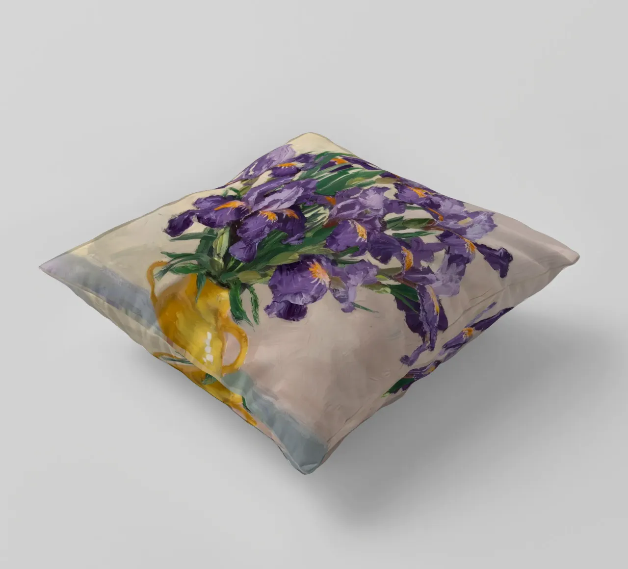 Bouquet di iris regale cuscino da Angkasa Mist