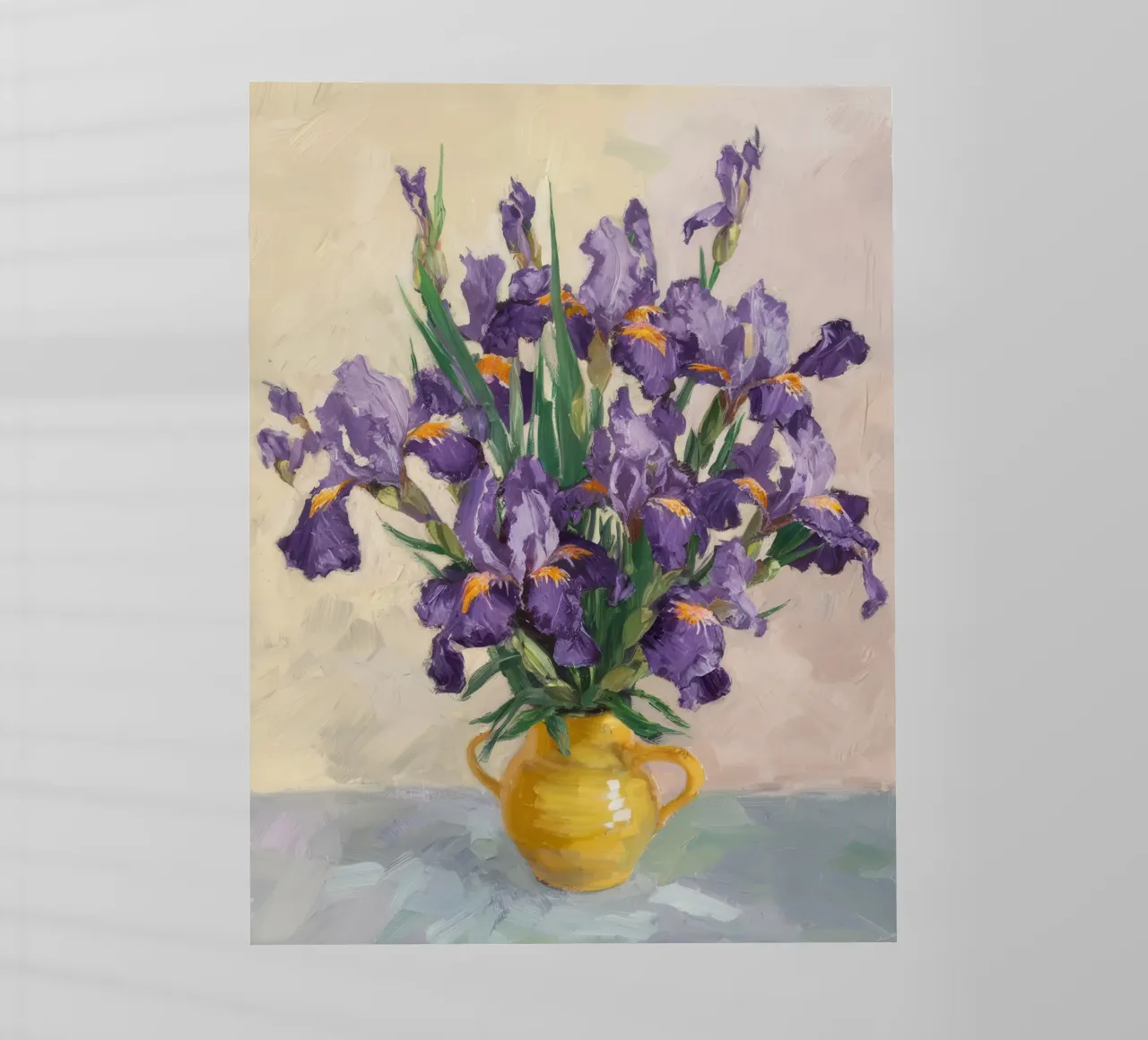 Bouquet di iris regale pellicola backlit da Angkasa Mist