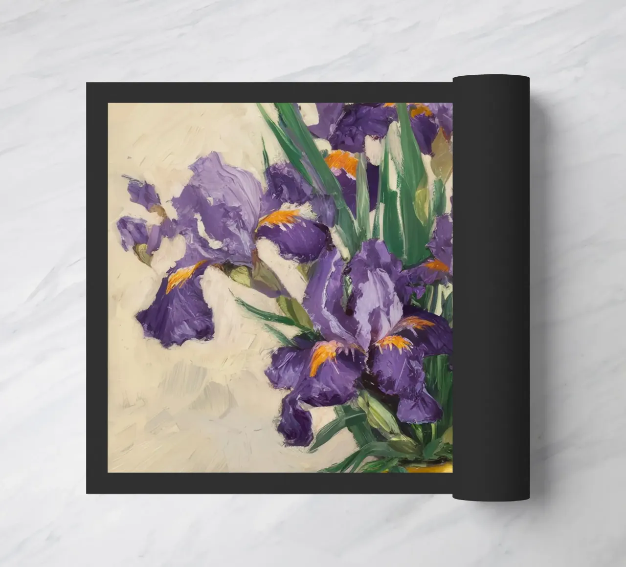 Bouquet di iris regale zerbino da Angkasa Mist