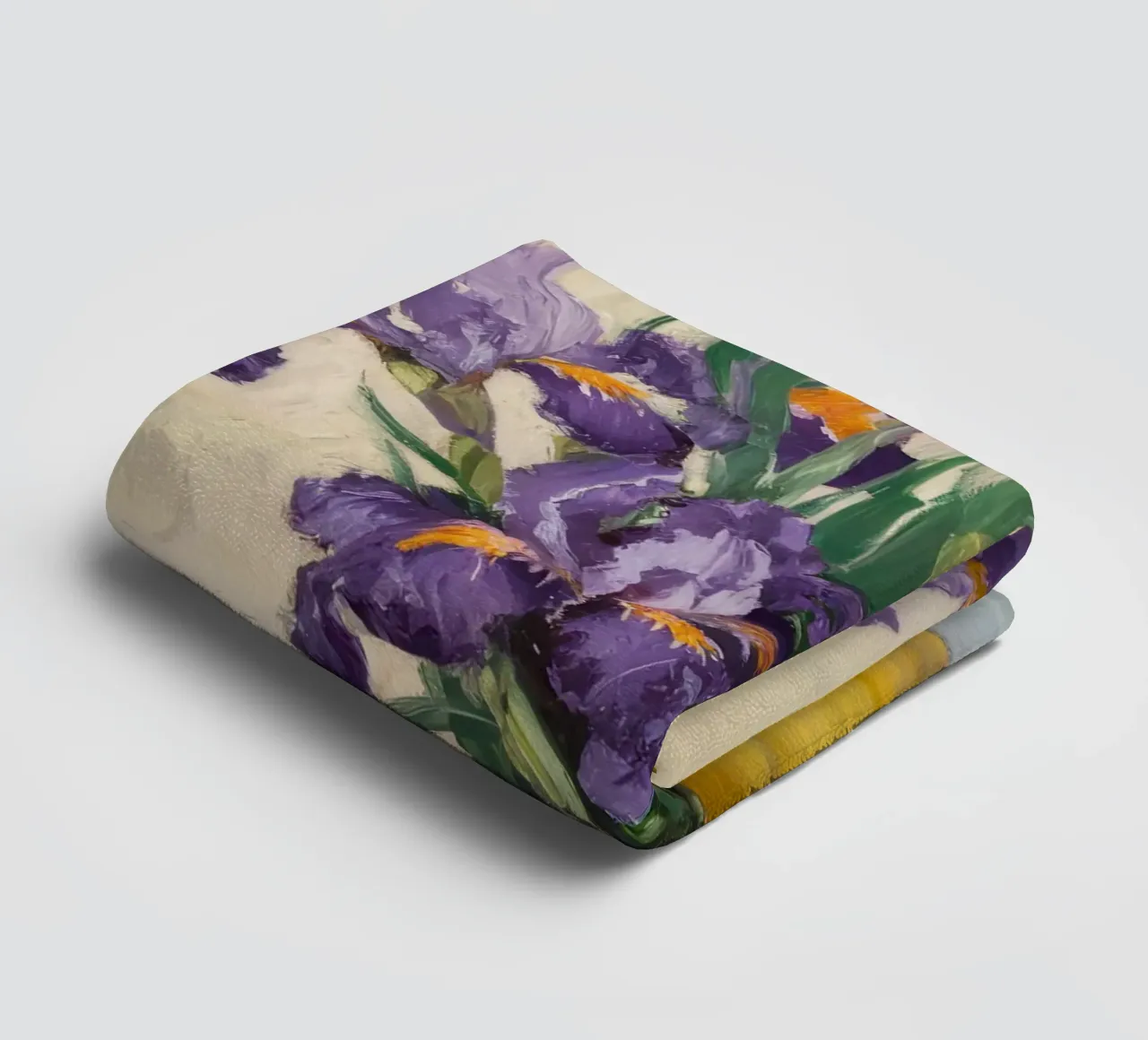 Bouquet di iris regale asciugamano da bagno da Angkasa Mist