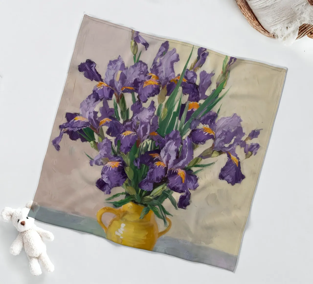 Bouquet di iris regale coperta in pile da Angkasa Mist