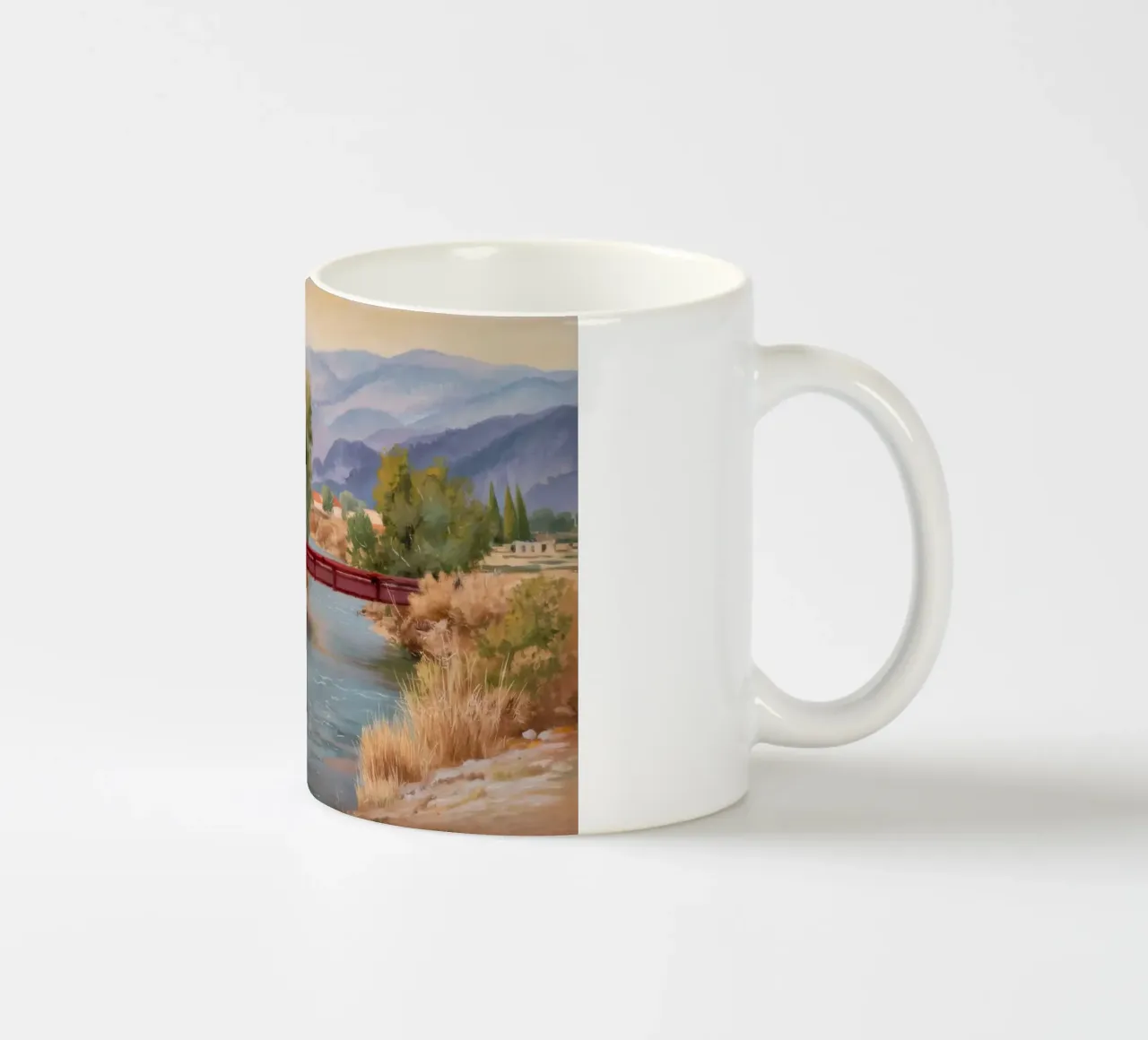 Ponte della Tranquillità Riverside tazza in ceramica da Angkasa Mist