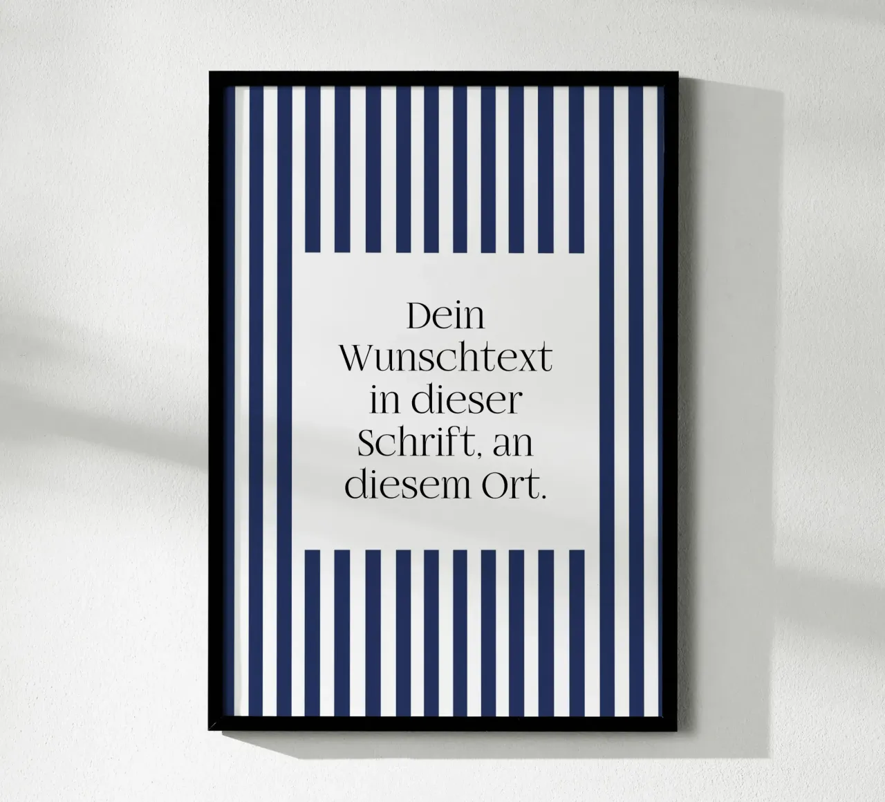 Wunschtext mit gelben Streifen carta hahnemühle da WORTSPIEL