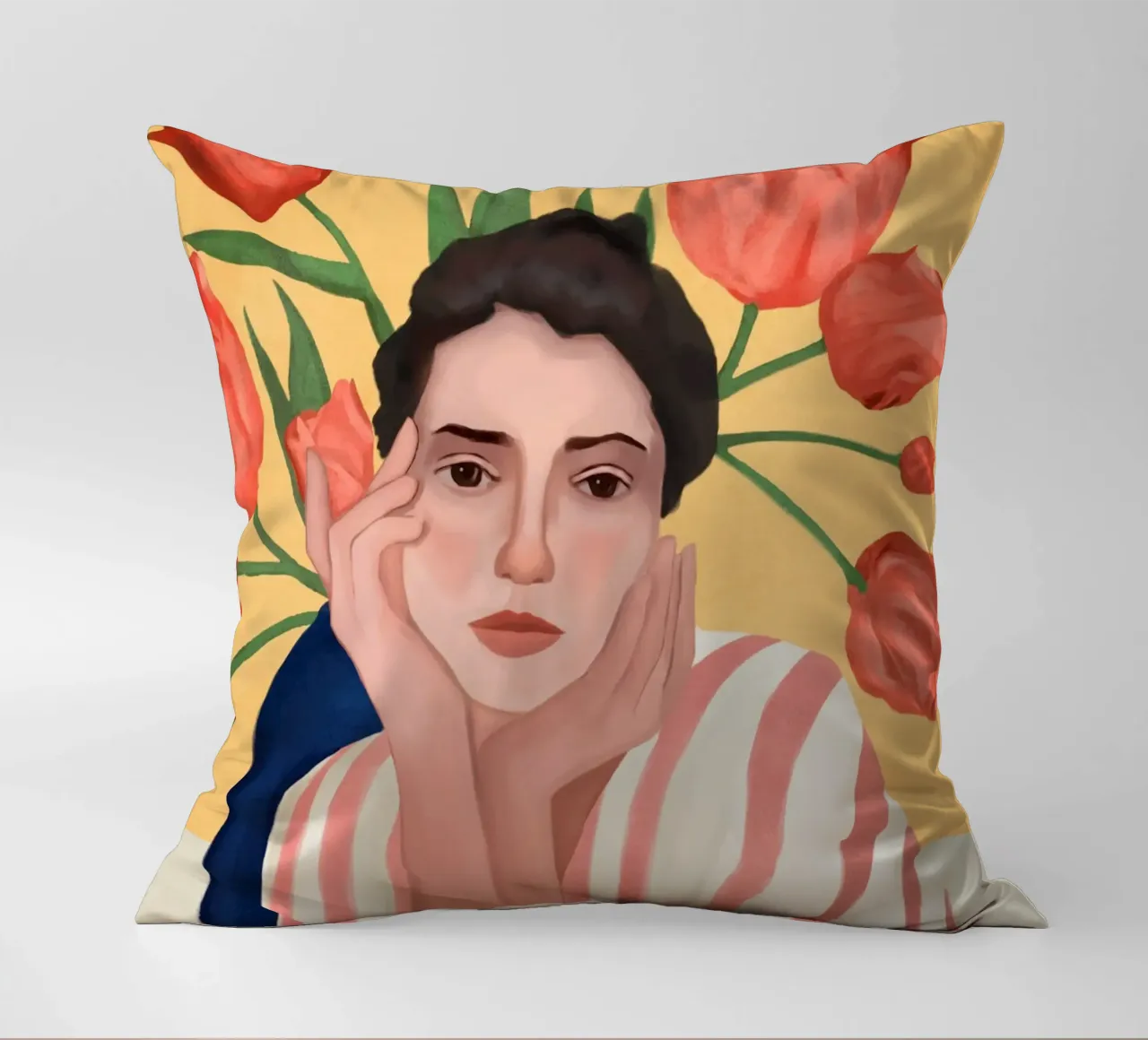 She is the Spring cuscino da cityart