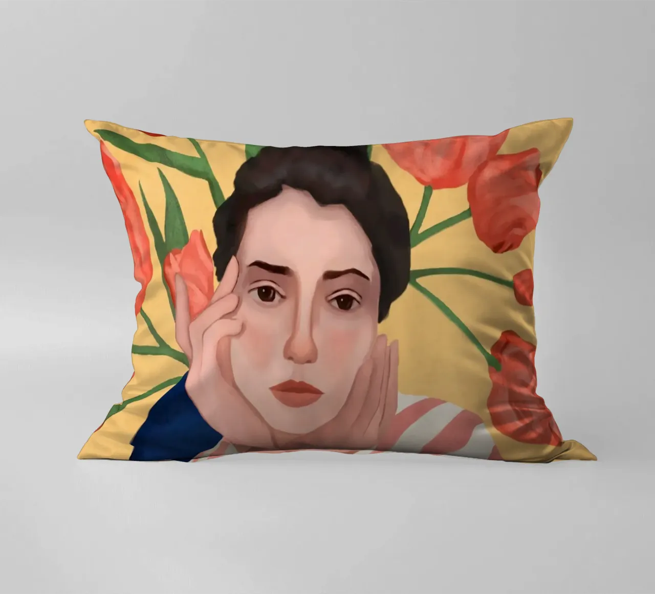 She is the Spring cuscino da cityart