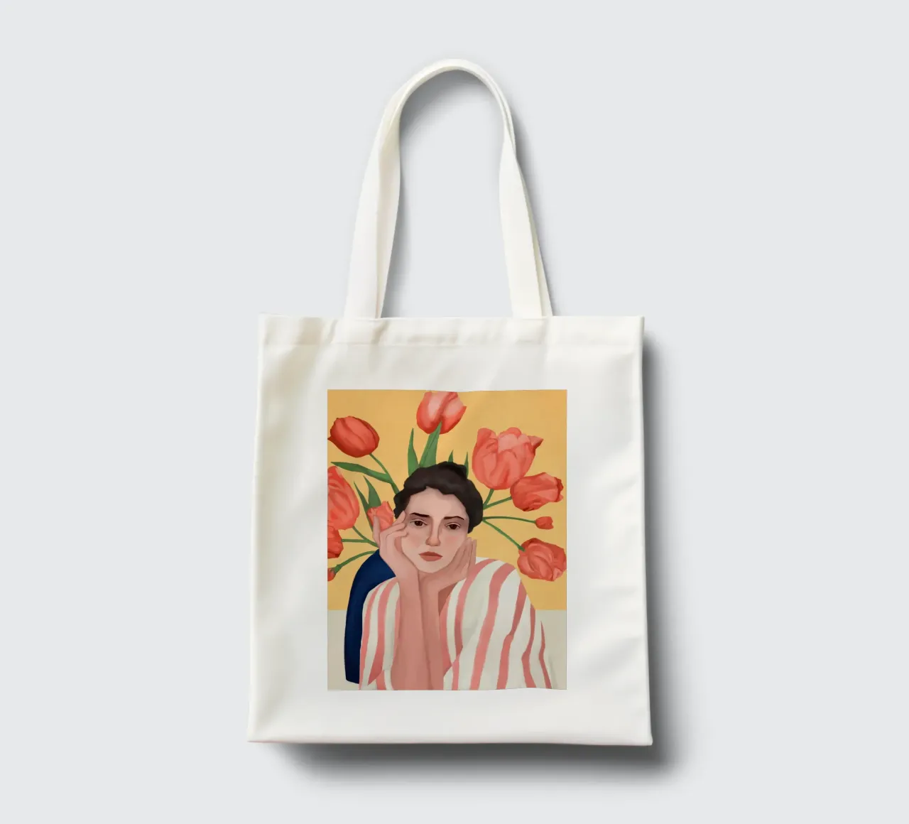 She is the Spring borsa in juta da cityart