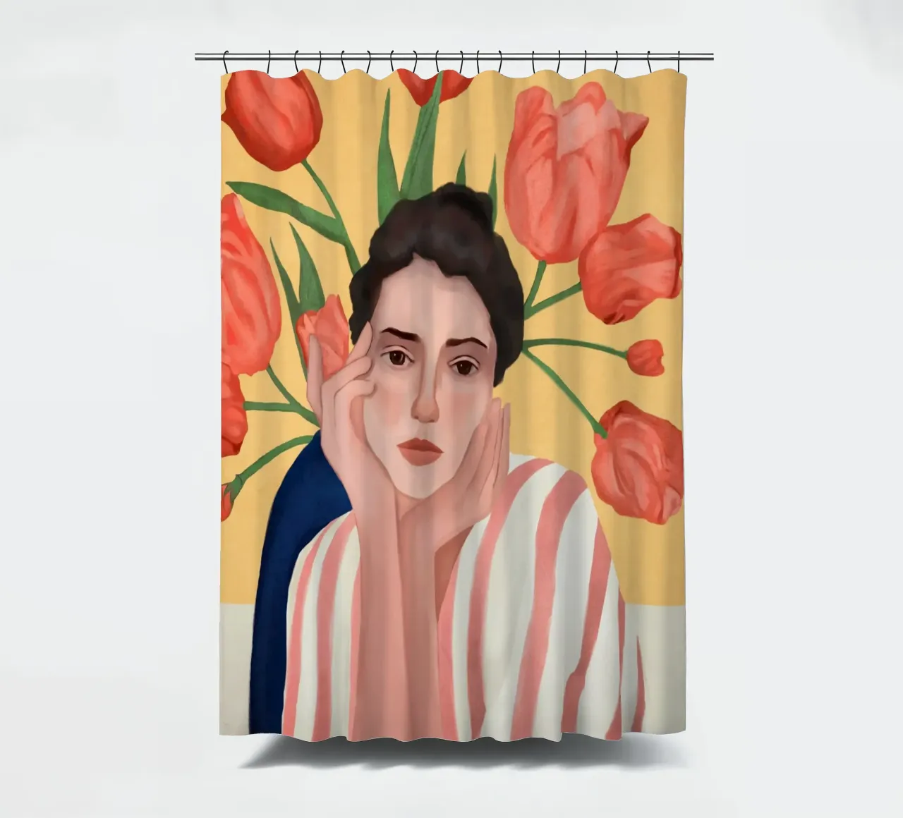 She is the Spring tenda da doccia da cityart