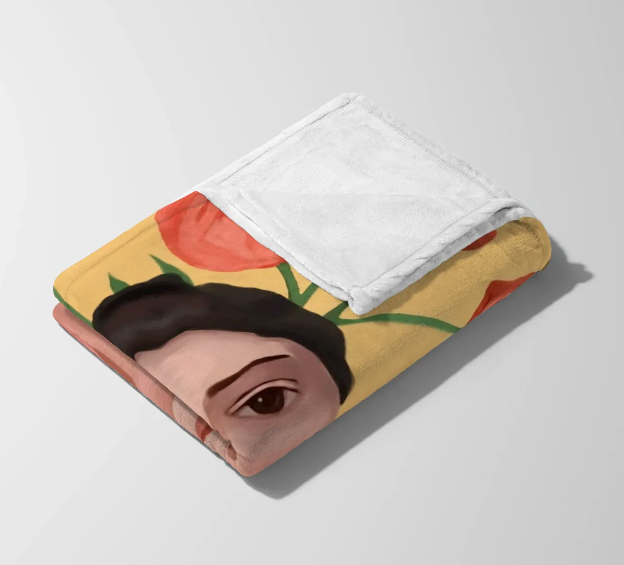 She is the Spring coperta in pile da cityart