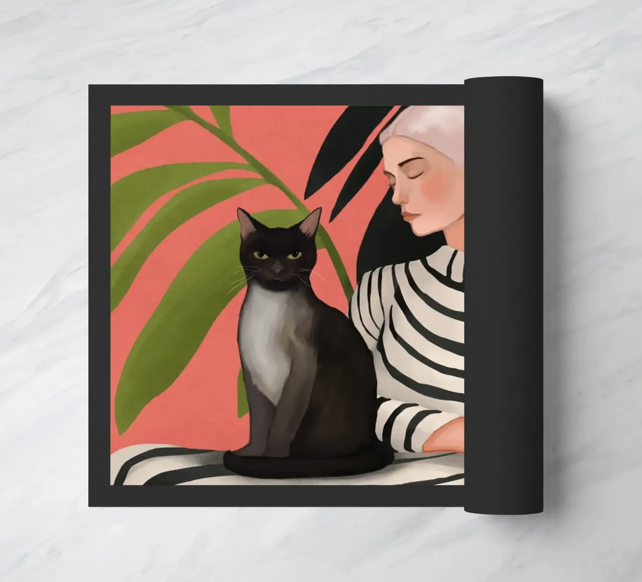 The Cat and the Calm zerbino da cityart