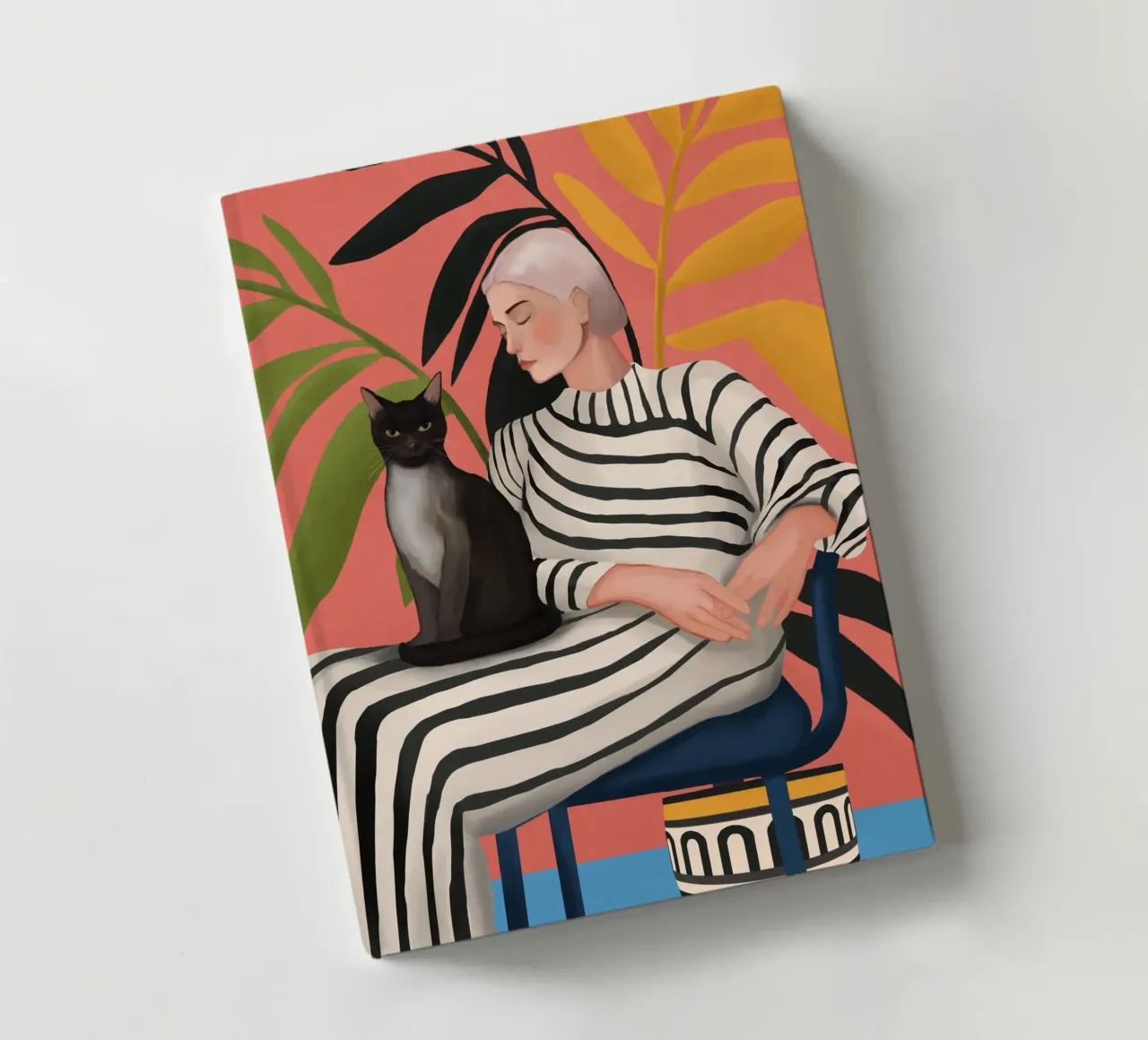 The Cat and the Calm notebook by cityart
