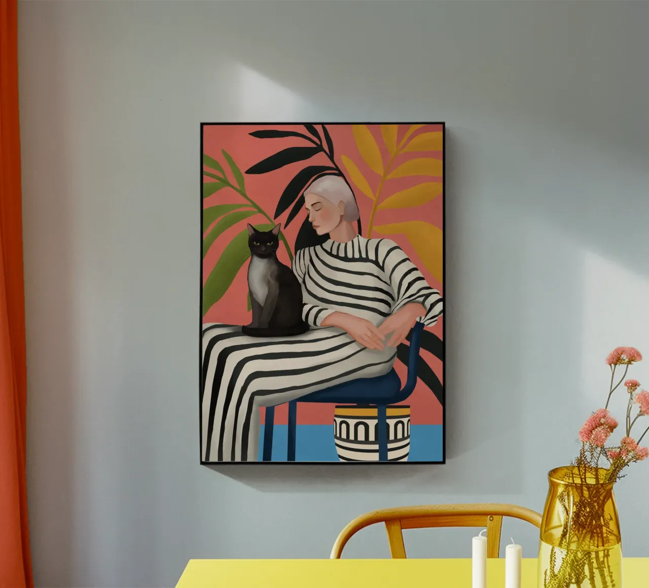 The Cat and the Calm plexiglass da cityart