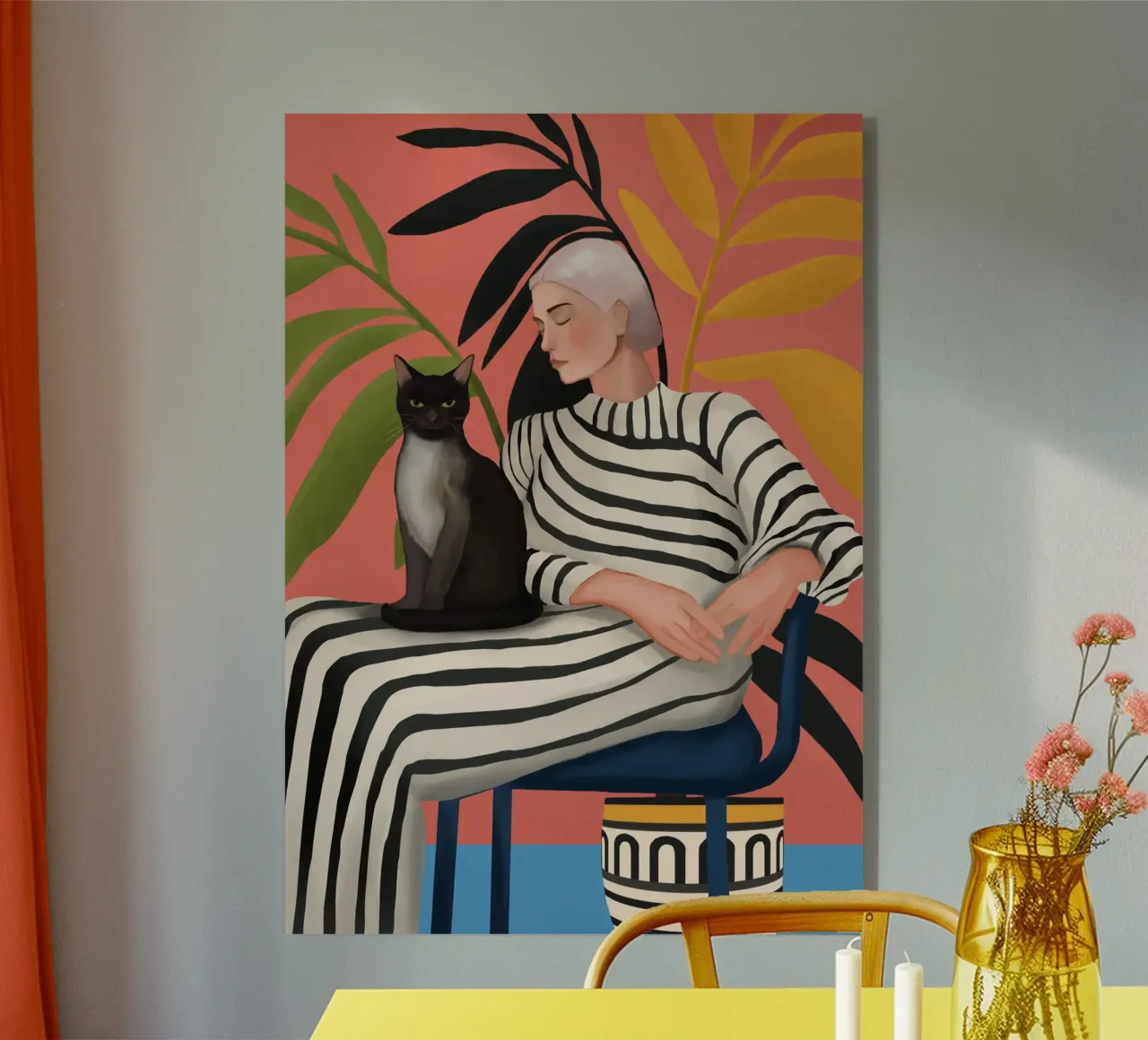 The Cat and the Calm plexiglass da cityart