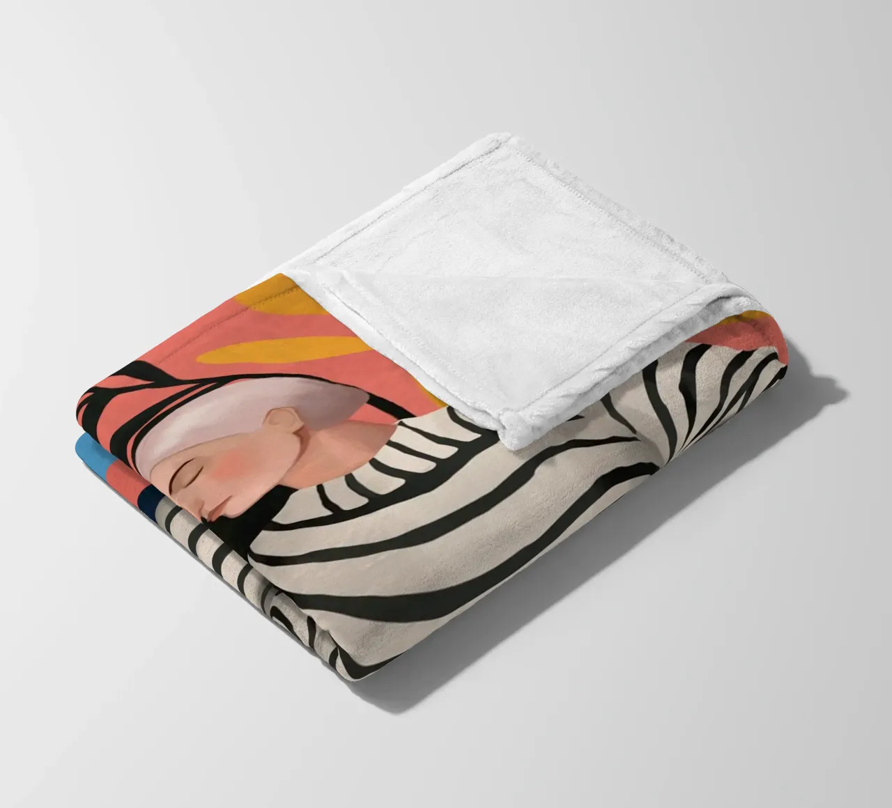 The Cat and the Calm coperta in pile da cityart