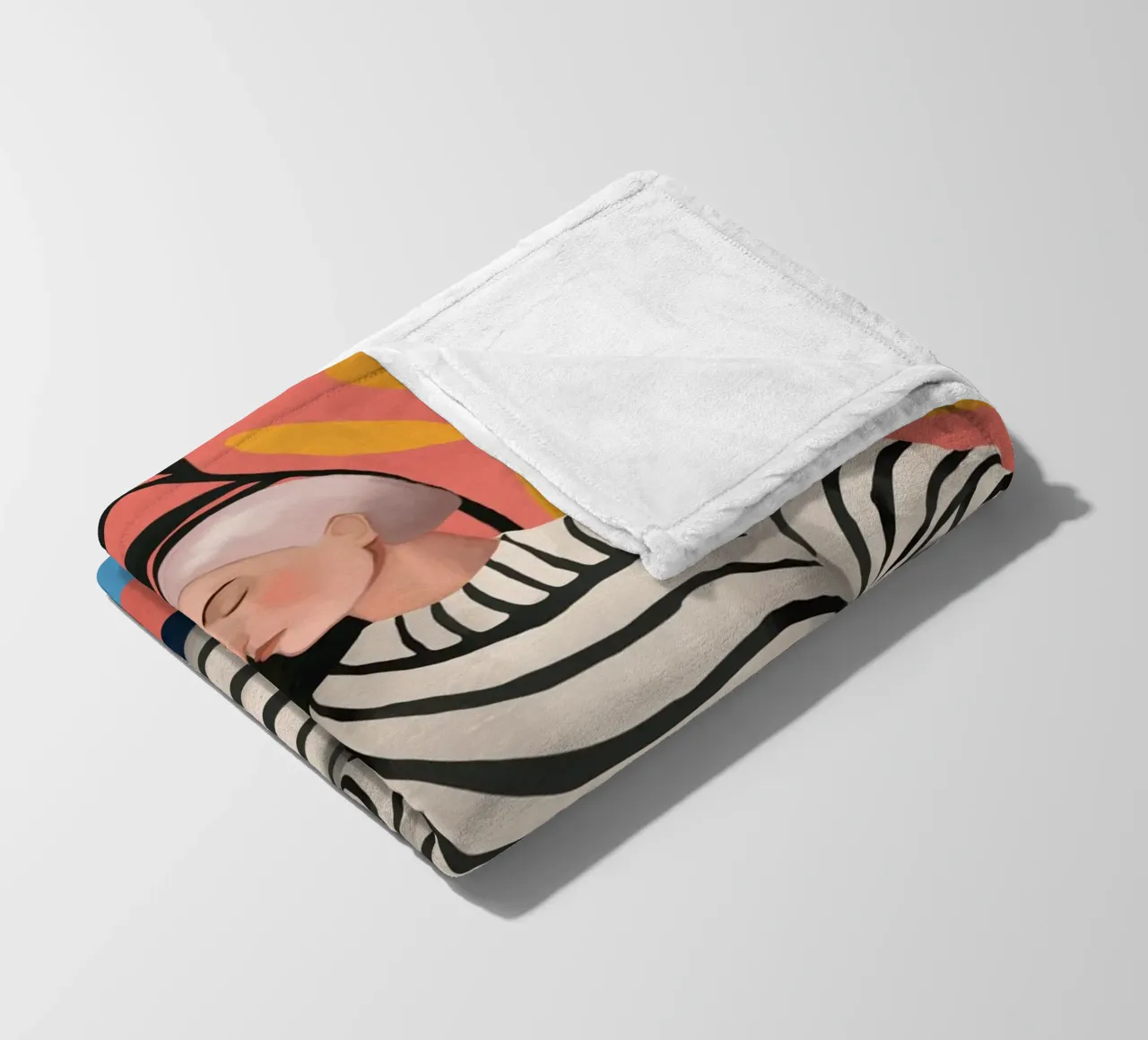 The Cat and the Calm coperta in pile da cityart