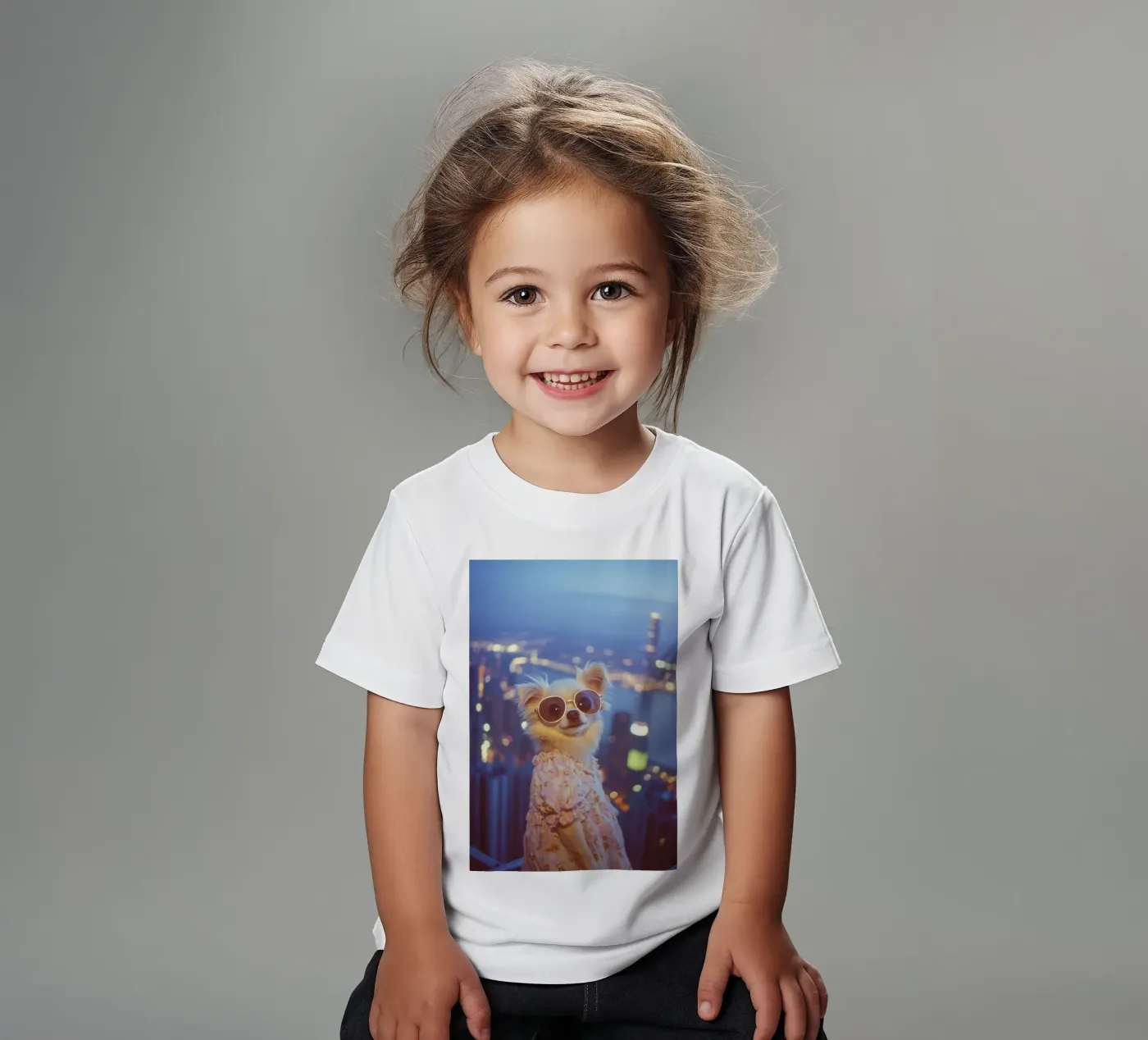 Lucy t-shirt bambini da Affiches Chien Originales – Dogland