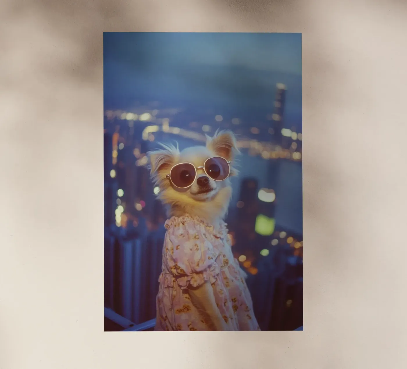 Lucy pellicola backlit da Affiches Chien Originales – Dogland
