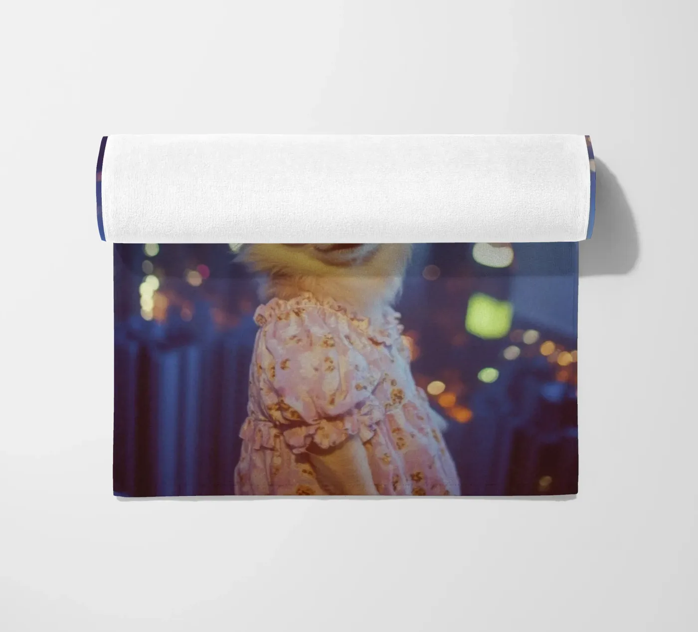 Lucy beach towel by Affiches Chien Originales – Dogland