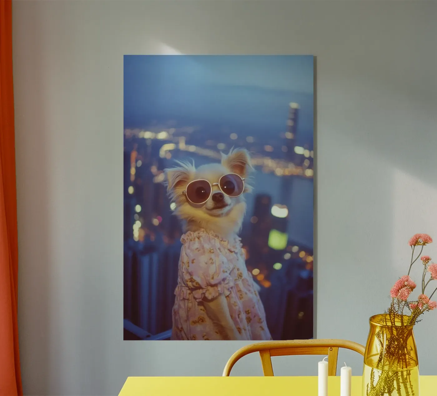 Lucy plexiglas de Affiches Chien Originales – Dogland