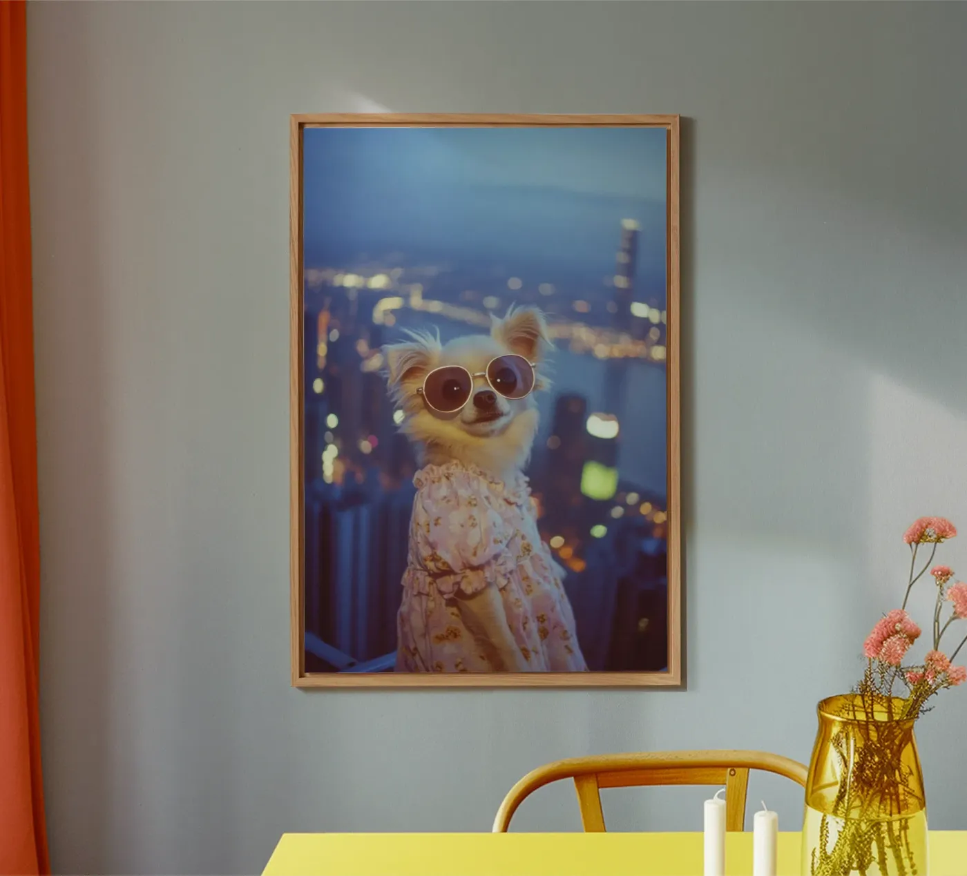 Lucy alluminio dibond da Affiches Chien Originales – Dogland