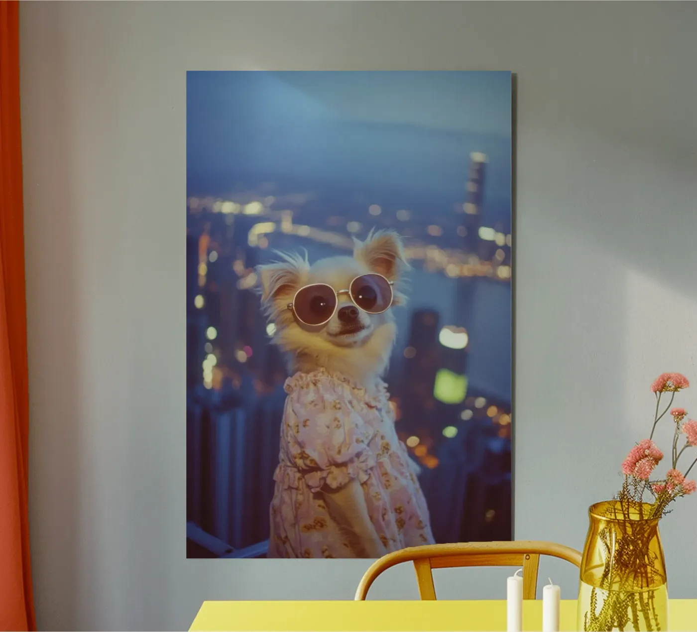 Lucy alluminio dibond da Affiches Chien Originales – Dogland