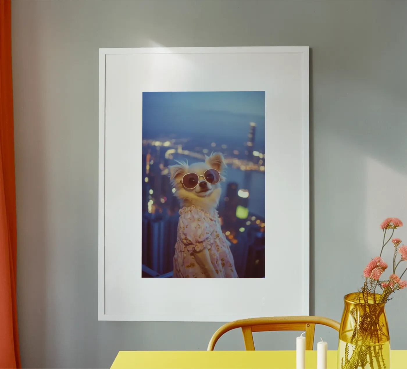 Lucy poster van Affiches Chien Originales – Dogland