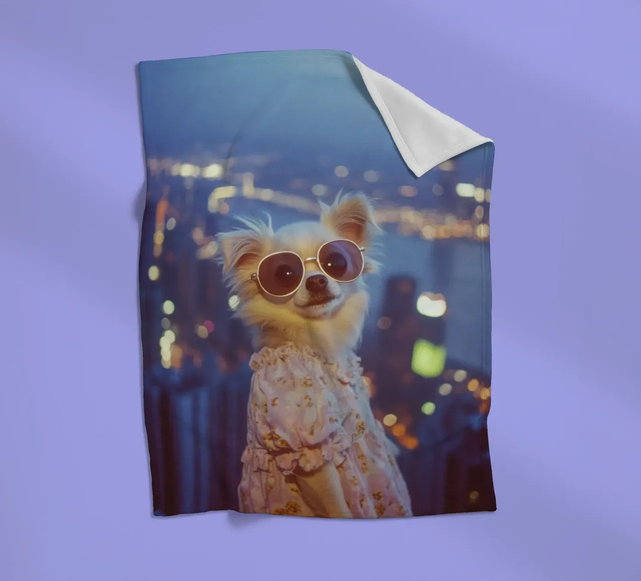 Lucy fleecedeken van Affiches Chien Originales – Dogland