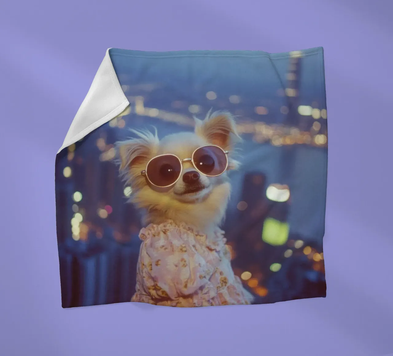 Lucy fleecedeken van Affiches Chien Originales – Dogland