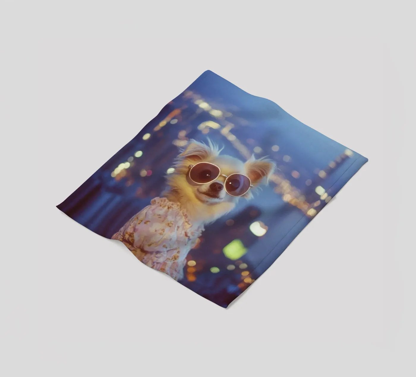 Lucy Fleecedecke von Affiches Chien Originales – Dogland