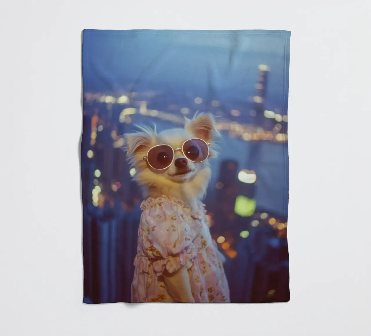 Lucy fleecedeken van Affiches Chien Originales – Dogland