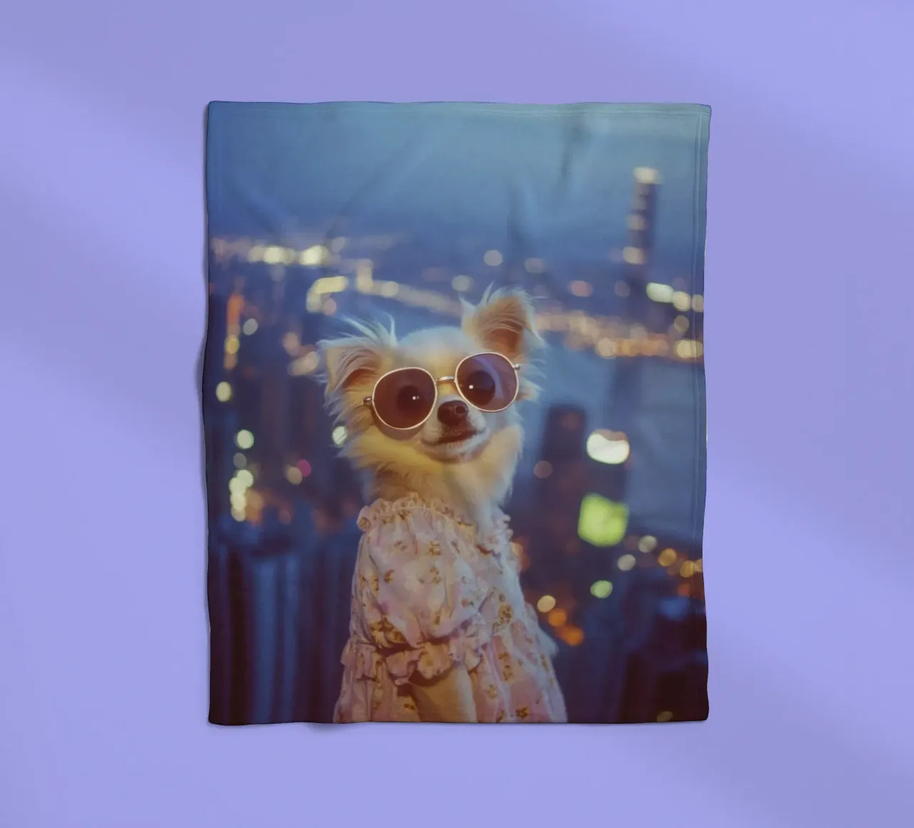 Lucy fleecedeken van Affiches Chien Originales – Dogland