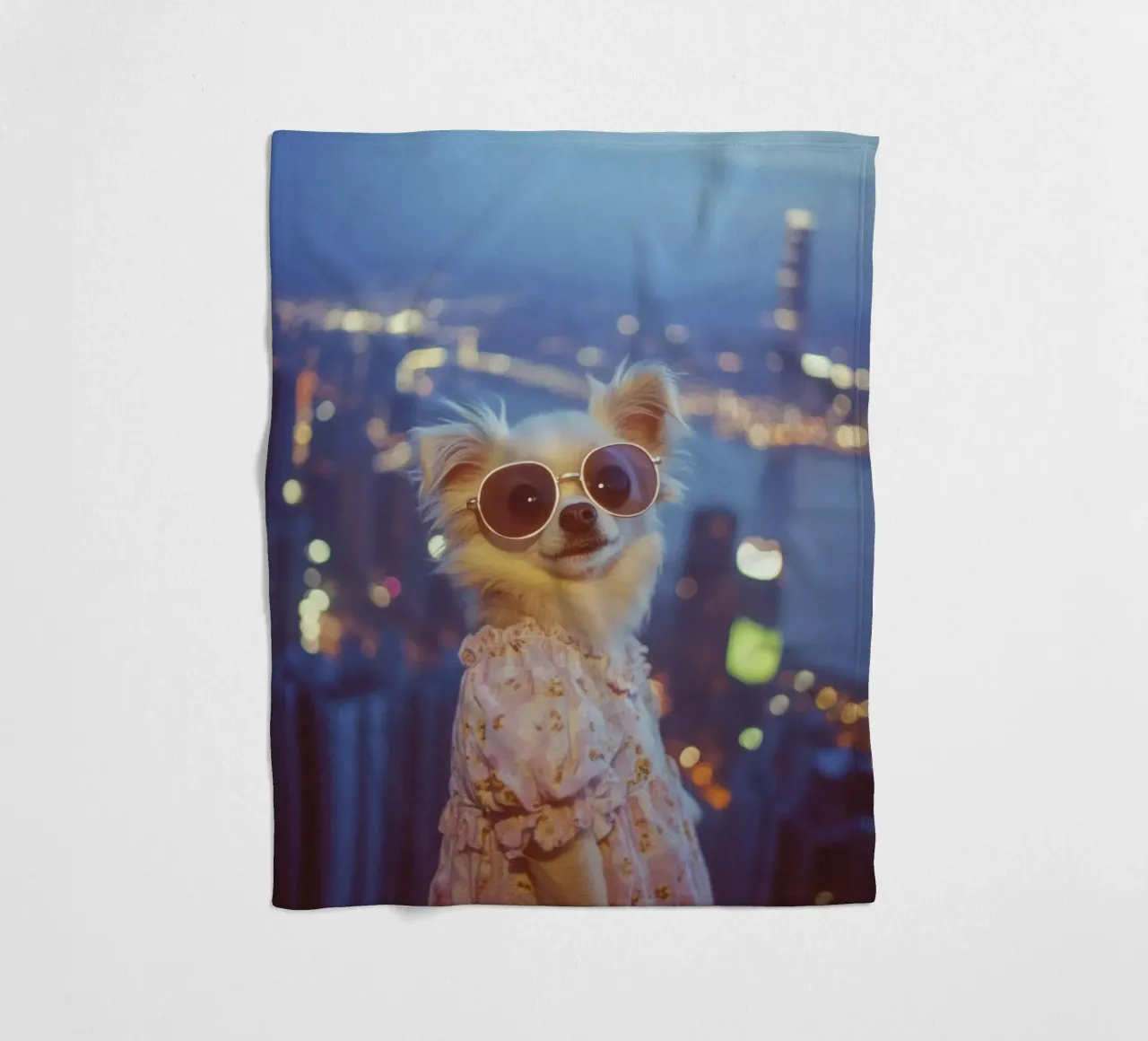 Lucy fleecedeken van Affiches Chien Originales – Dogland