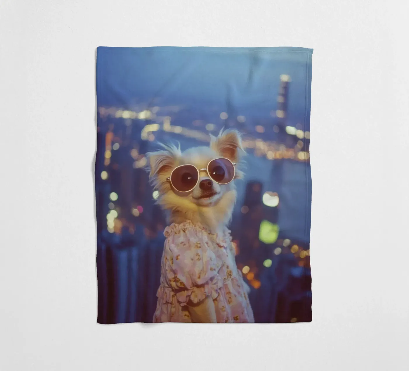 Lucy Fleecedecke von Affiches Chien Originales – Dogland