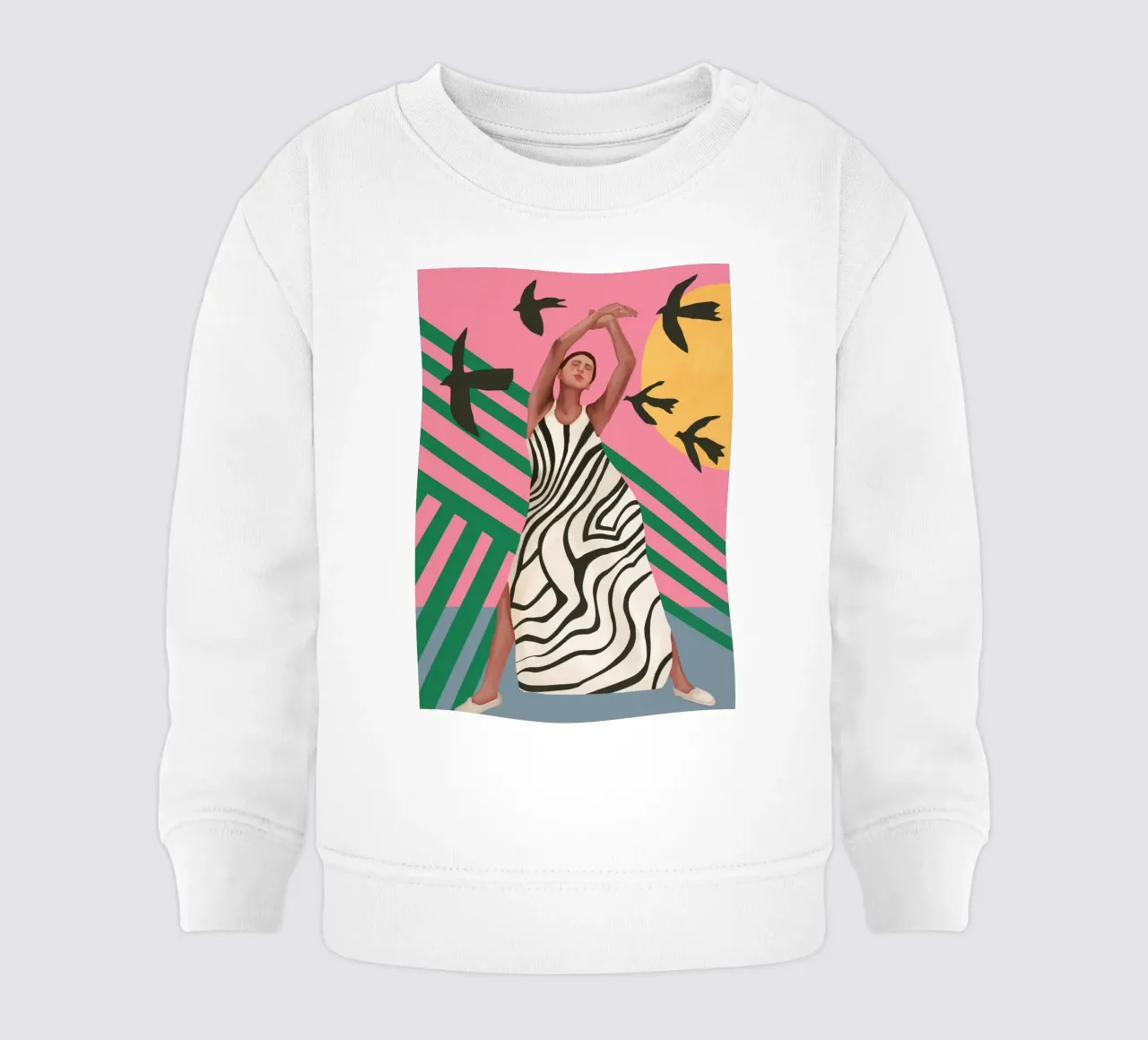 The Zebra Ate the Sun felpa neonato da cityart