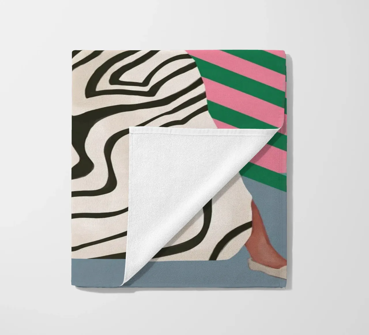 The Zebra Ate the Sun telo mare da cityart