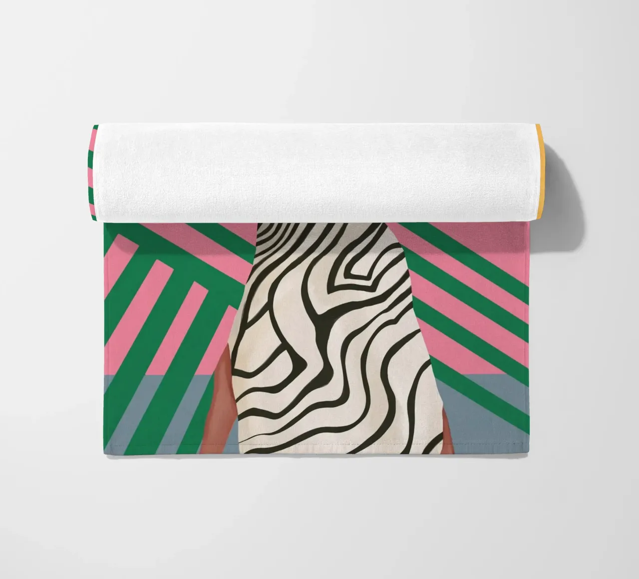 The Zebra Ate the Sun telo mare da cityart