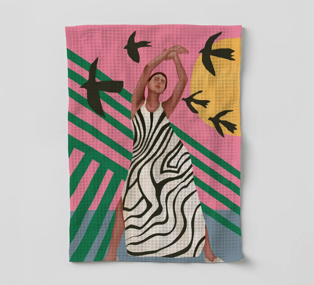 The Zebra Ate the Sun canovaccio da cucina da cityart