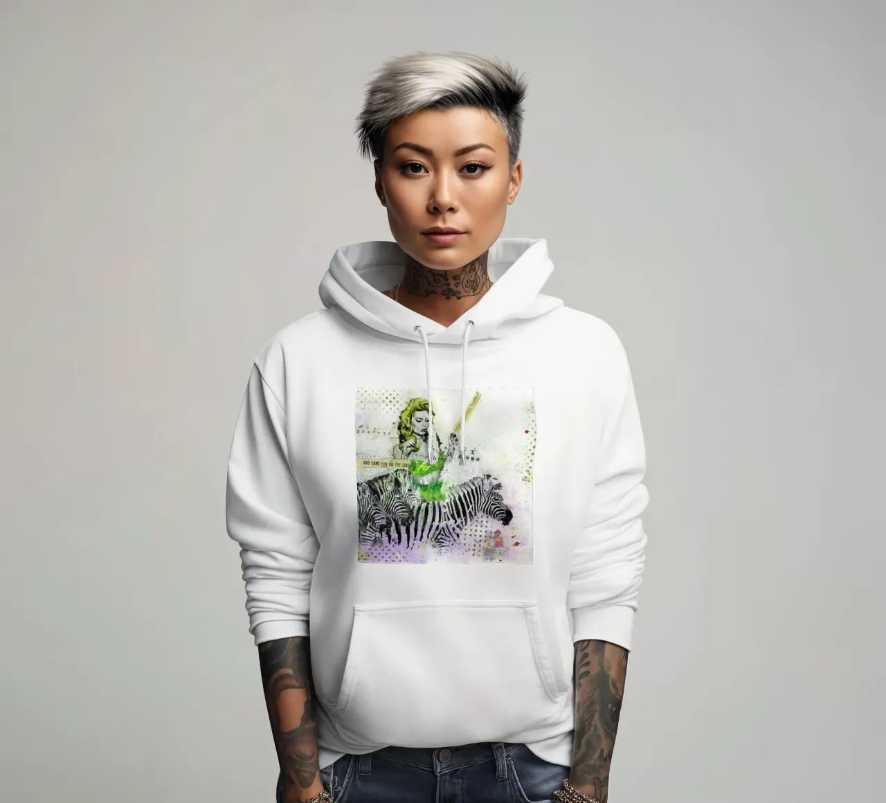 And some fun on the side felpa con cappuccio da Tameo