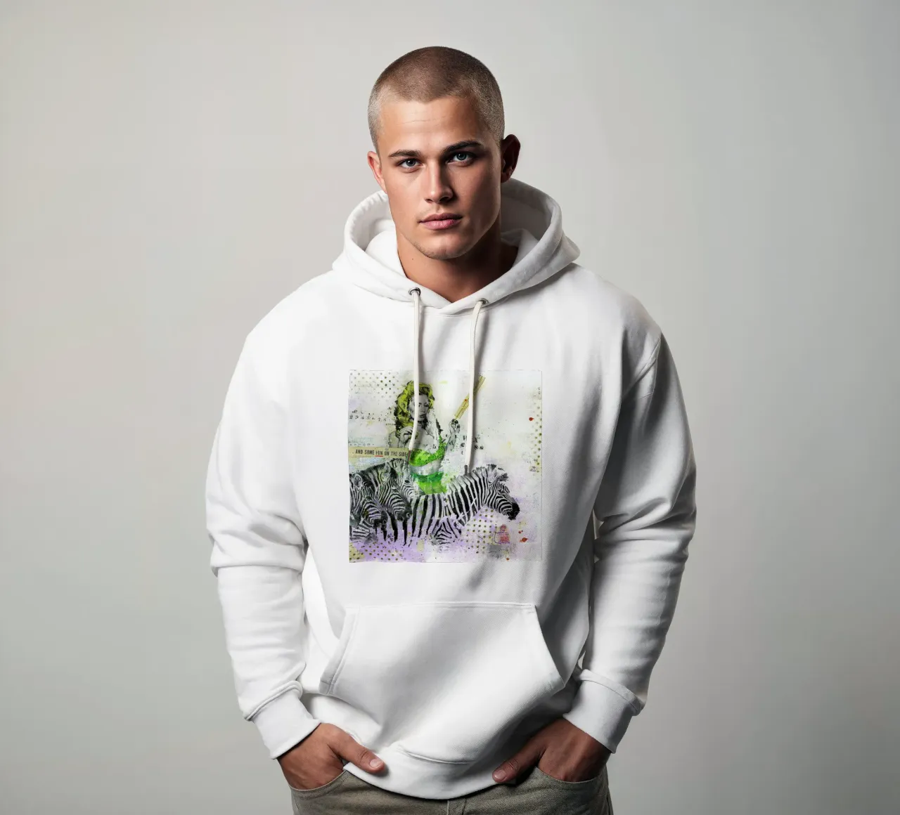 And some fun on the side felpa con cappuccio da Tameo