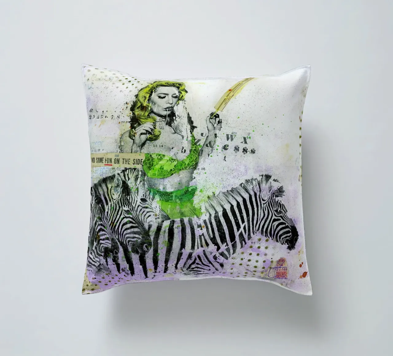 And some fun on the side cuscino da Tameo