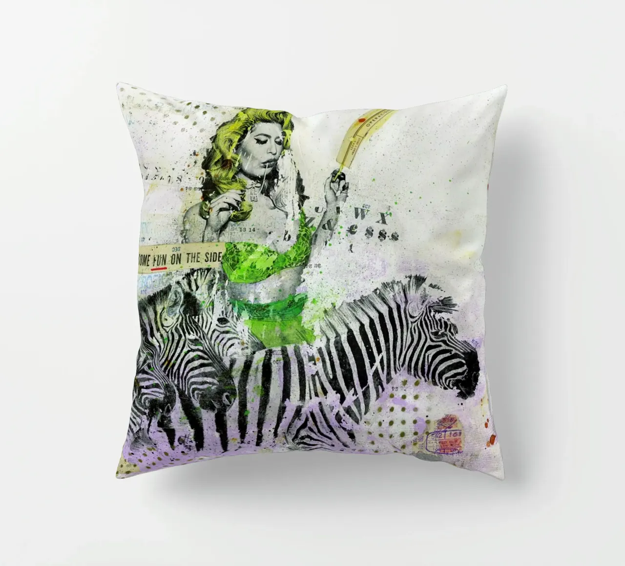 And some fun on the side cuscino da Tameo